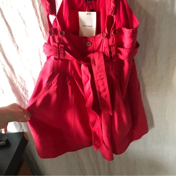 NWT ISABEL MARANT short flink in Raspberry size S - Picture 4 of 12